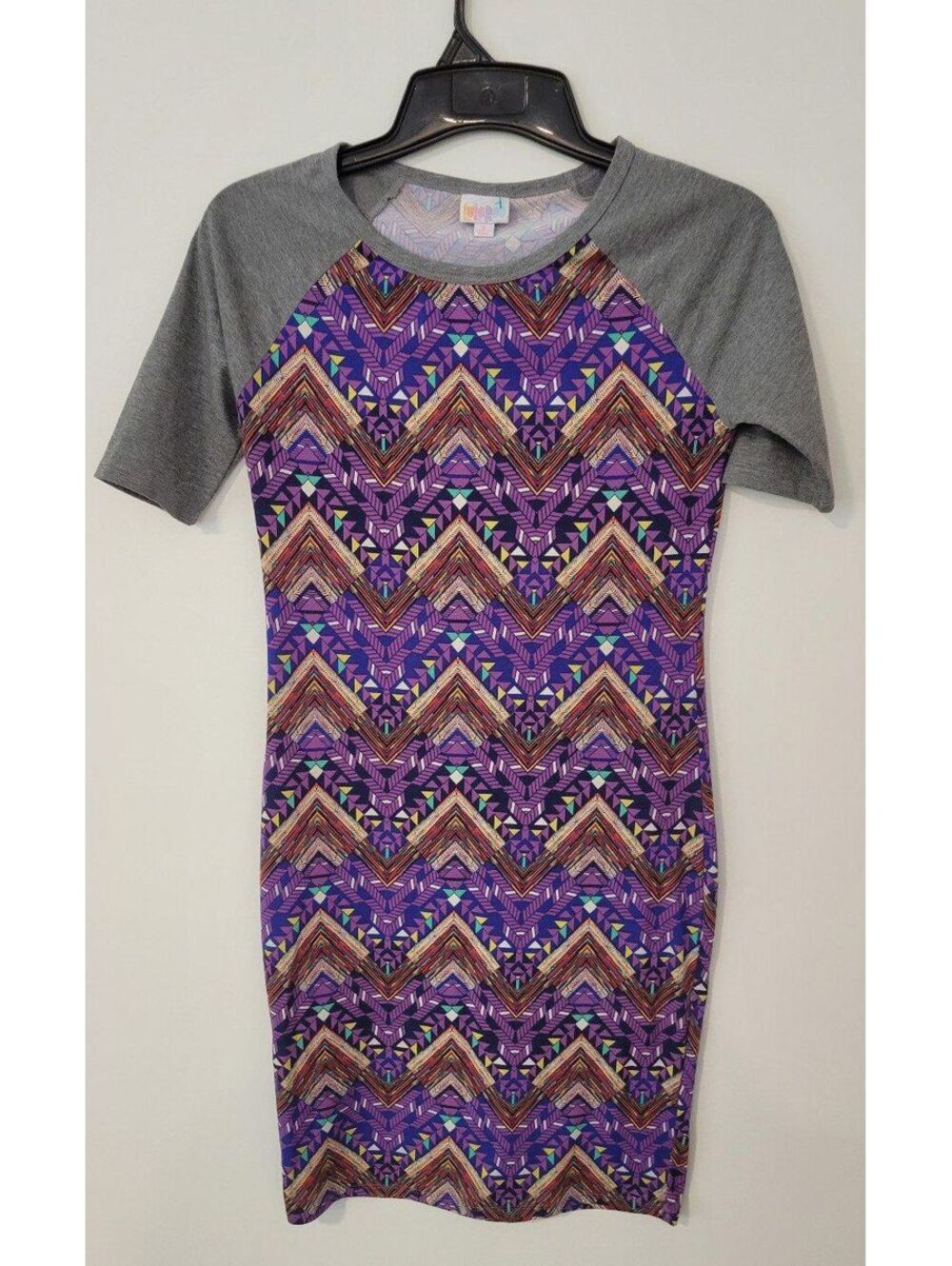 LulaRoe Dress - Size S, Trendy Purple Pattern
